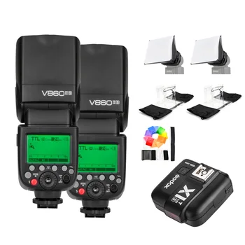 

Godox V860II-S GN60 TTL HSS 1/8000s Speedlite Camera Flash Light w/ Li-ion Battery for Sony DSLR MI Shoe +Camera Rain Cover etc
