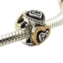 Se adapta a Pandora Pulsera Celebración del Amor CZ Clara Más Nuevo 100% 925 Plata Esterlina Encantos DIY Al Por Mayor