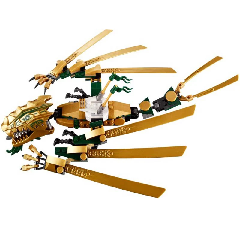 2019 new Toys for children Bela Self-locking Bricks Compatible LegoING Ninjagoed The Golden Dragon 70503 Building Block Set