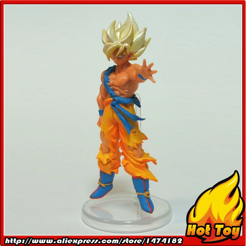 

100% Original BANDAI Gashapon PVC Toy Figure HG Part 10 - Goku Super Saiyan from Japan Anime "Dragon Ball Z