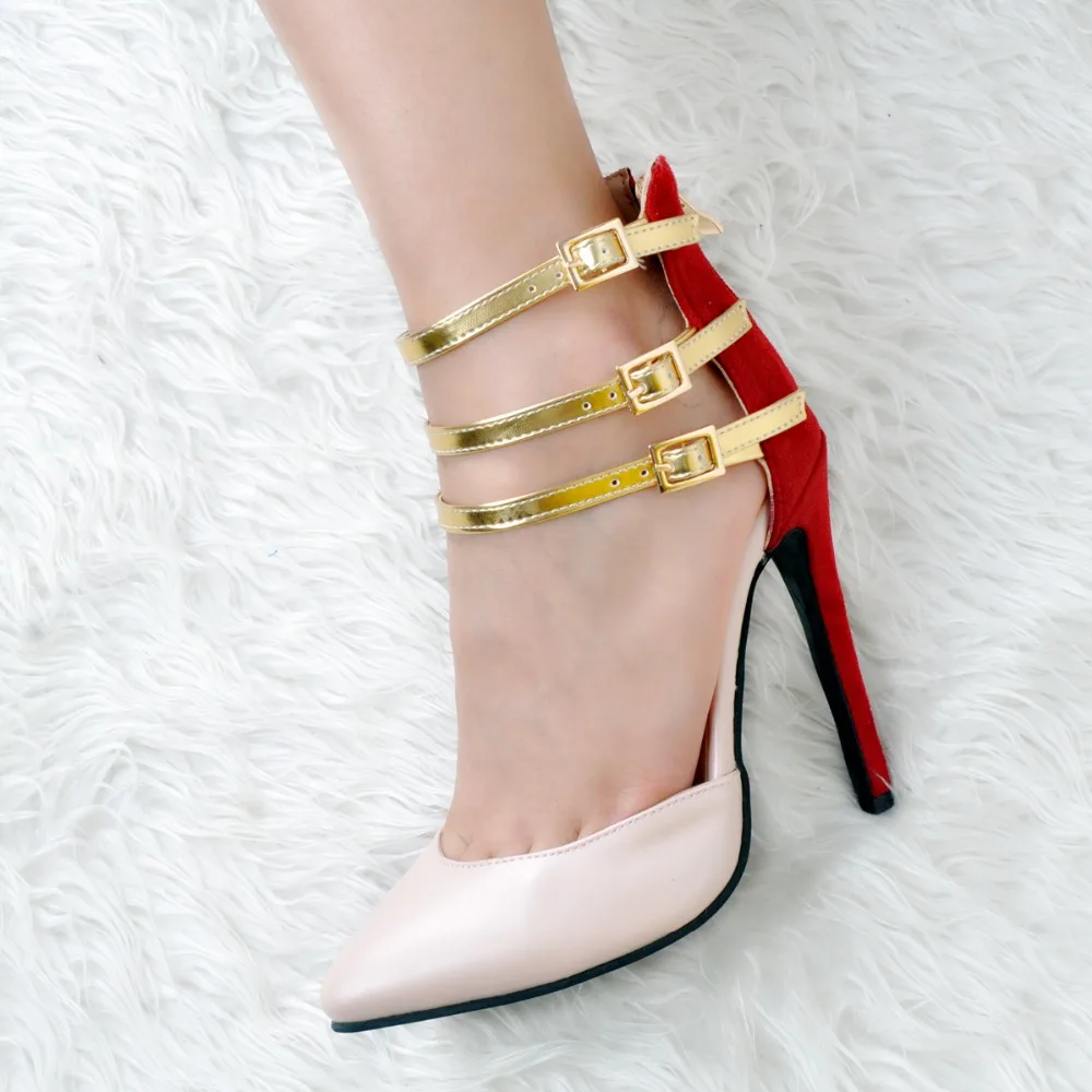 Original Intention Women Pumps Beautiful Multicolors Pointed Toe Thin Heels Pumps High-quality Shoes Woman Plus US Size 4-15 Original Intention Women Pumps Beautiful Multicolors Pointed Toe Thin Heels Pumps High-quality Shoes Woman Plus US Size 4-15