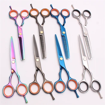 

5.5" 16cm Engraving Logo Hairdresser's Scissors Cutting Shears Thinning Scissors Professional Hair Scissors Styling Tool C1004