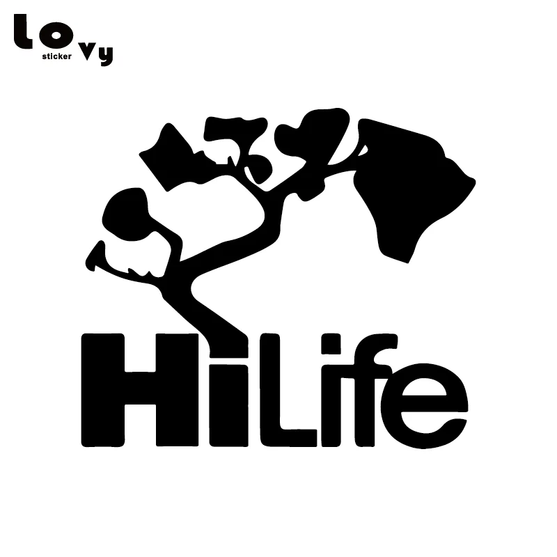 Hawaii Island Life Vinyl Car Sticker Cartoon Portrait Hi