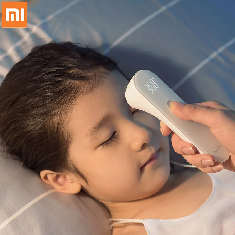 

Original Xiaomi Mijia iHealth Thermometer LED Non Contact Digital Infrared Forehead Body Thermometer for Baby Kids Adults