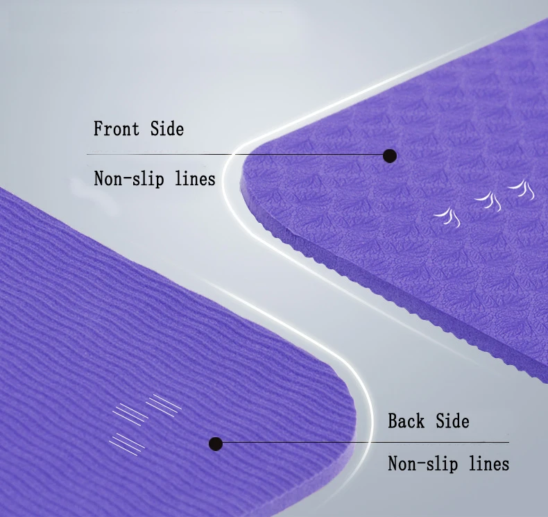 Позиция линия 183*800*8 мм TPE нескользящий удобный Тренировочный Коврик для похудения фитнес-коврик для начинающих Йога в розницу и оптом