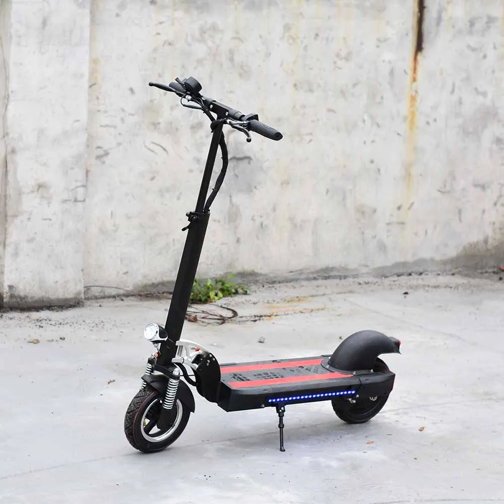 

400W foldable electric scooter 10inch tubless tire turning light and suspension, motos electricas adultos