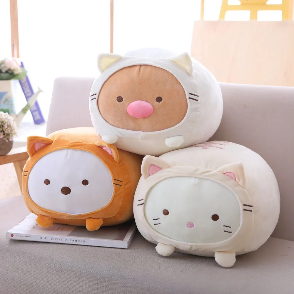 Мультяшная японская анимационная Подушка Sumikko Gurashi 55 см плюшевая игрушка угловая