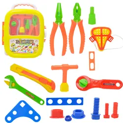 Инструменты для технического обслуживания Игрушки Инструменты для ремонта ролевые игры дом игрушки для детей багажная тележка чехол
