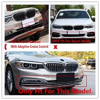 

Car Accessories 6pcs Stainless Steel Front Middle Grille Cover Strip Molding Trim For BMW 5 Series G30 2017 2018