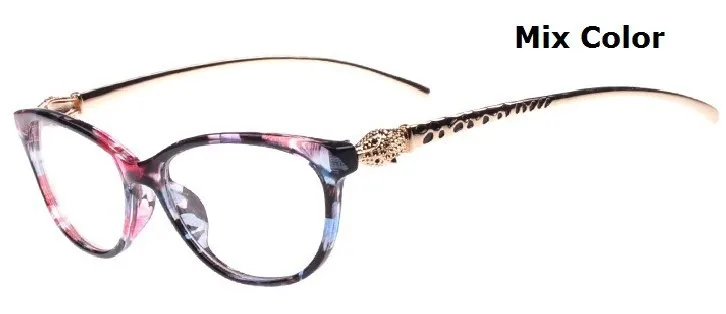 Модные Гепард серьги оправа для очков женские леопардовые декоративные очки для чтения оправа очки без градуса - Цвет: 5