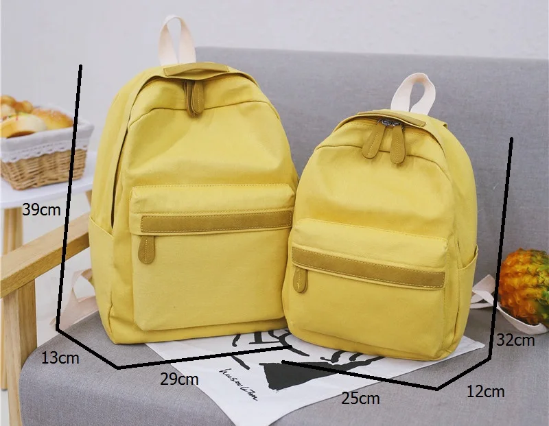 Preppy style Student backpack High quality canvas women's bag Large capacity female travel backpack laptop bag for women Daypack (18)