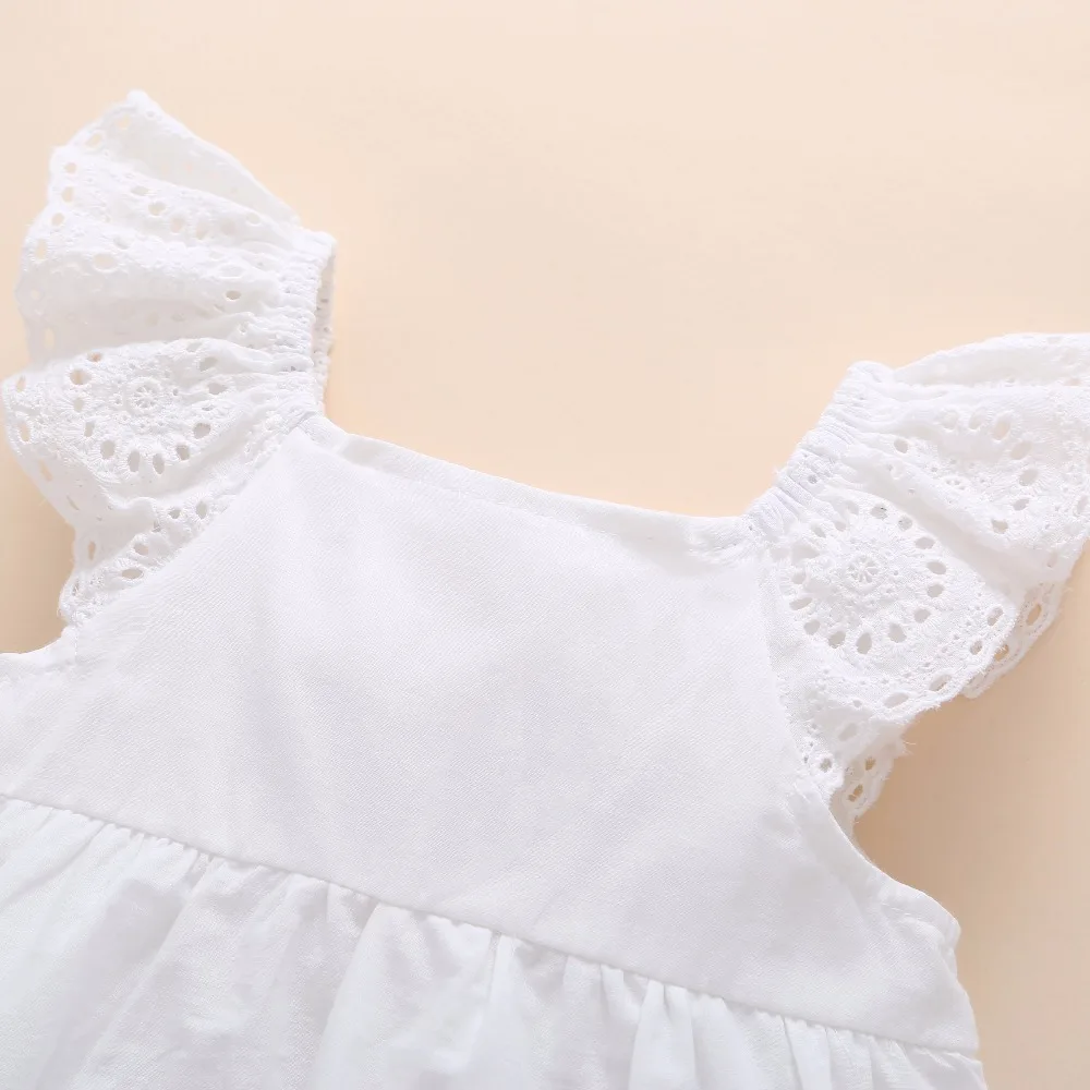 Платье для маленьких девочек на день рождения; одежда для маленьких девочек 1 год; коллекция года; летние платья для новорожденных с пышными рукавами; vestido infantil