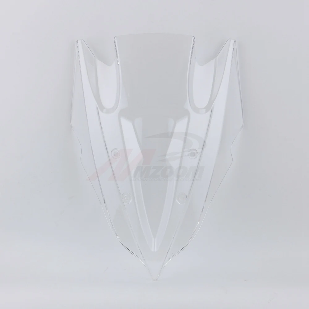 Transparent Горячая Распродажа для Kawasaki Ninja Z250 Z300 2013, лобовое стекло мотоцикла, ветровое стекло с двойными пузырьками Z250 300 - Цвет: Transparent