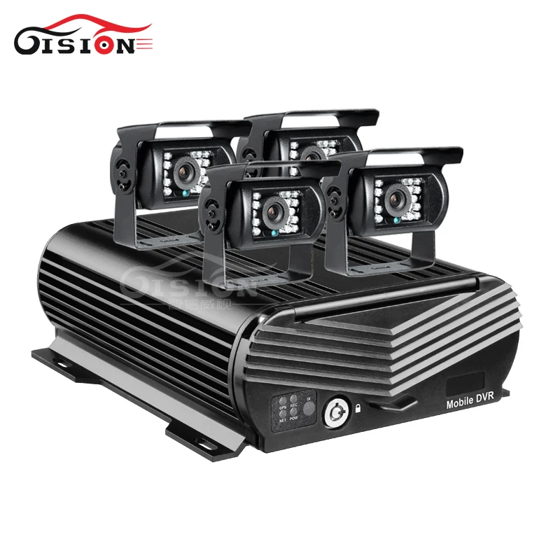 

Gision 4channel AHD 1080P Wifi GPS 4G HDD Car Dvr Blackbox Mdvr+4x2.0MP Reverse Backup HD Night Vision Camera +500GB Hard Disk