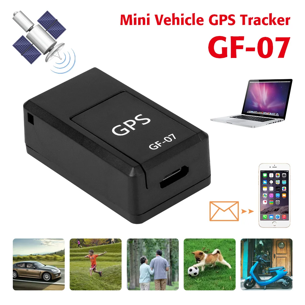 

Mini GF-07 GPS Trackers SOS Tracking Devices For Vehicle Car Child Location Trackers Locator Systems Mini GPS Permanent Magnetic