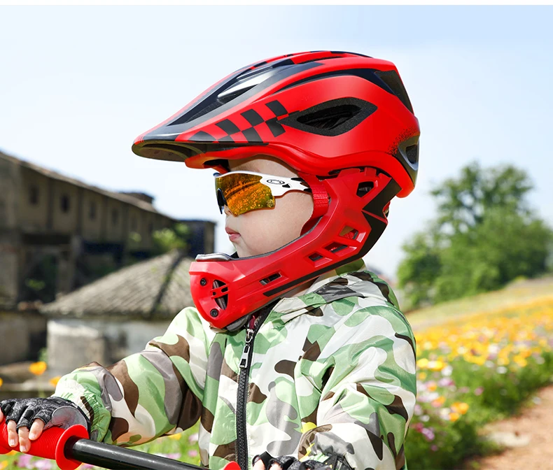 ROCKBROS детский спортивный велосипедный шлем высокого качества защитный шлем Детский скутер сноуборд полный защитный шлем защитное снаряжение
