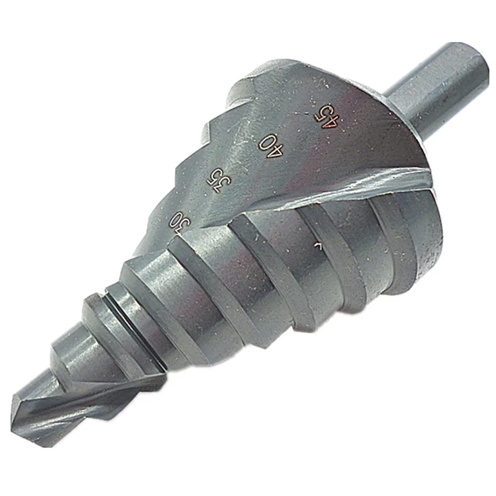 Buy 10mm 45mm Hss Steel Spiral Grooved Step Cone Drill