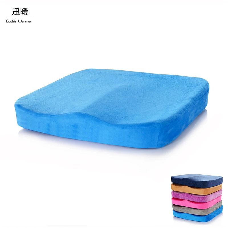 Memory Foam Lovely Carton Square Seat For Chair Office Bottom Shape