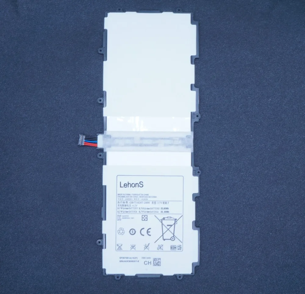LehonS 1x 7000mAh Tablet Replacement Battery For Samsung Galaxy Tab 2 Note 10.1 P5100 P5110