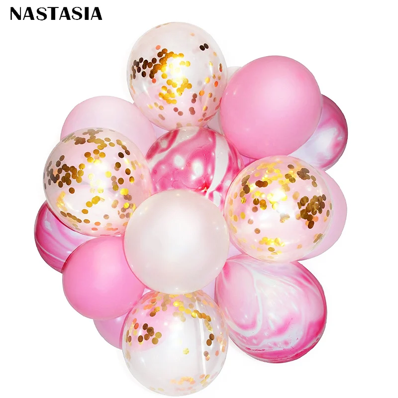 

20pcs/lot 12"Confetti Balloon Bouquet for Baby Shower Birthday Wedding Party Decoration Photobooths, Backdrop Helium Balloons