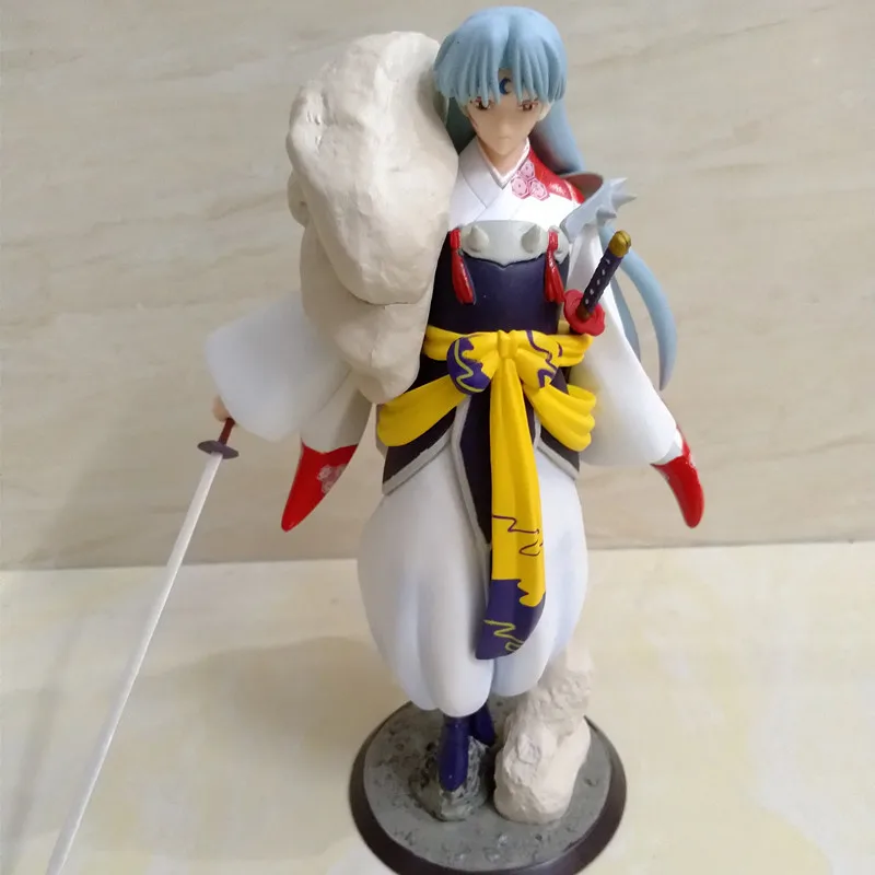 Аниме Inuyasha seshoumaru ПВХ фигурка Коллекционная модель куклы игрушка 23 см | Игрушки и