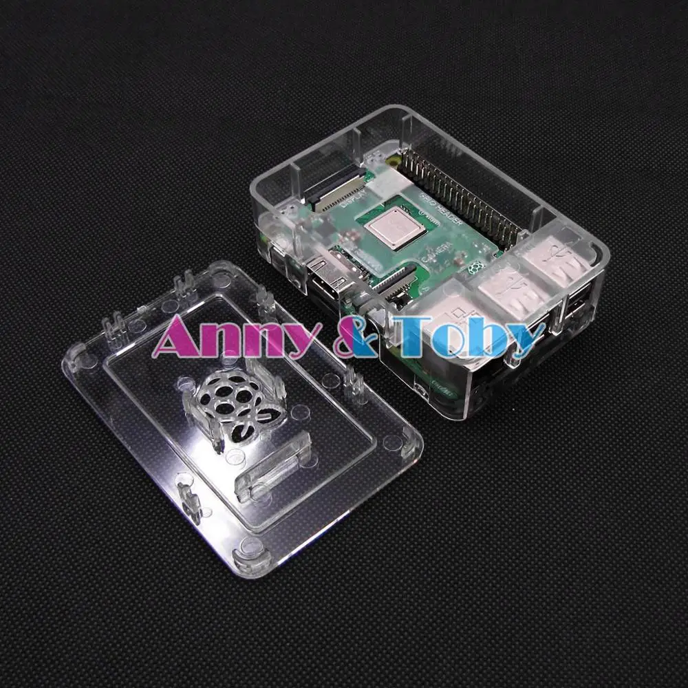 Модель B53: официальный Raspberry PI 3 чехол Обложка Корпус Пластик коробка Raspberry PI 3 Модель B+ плюс