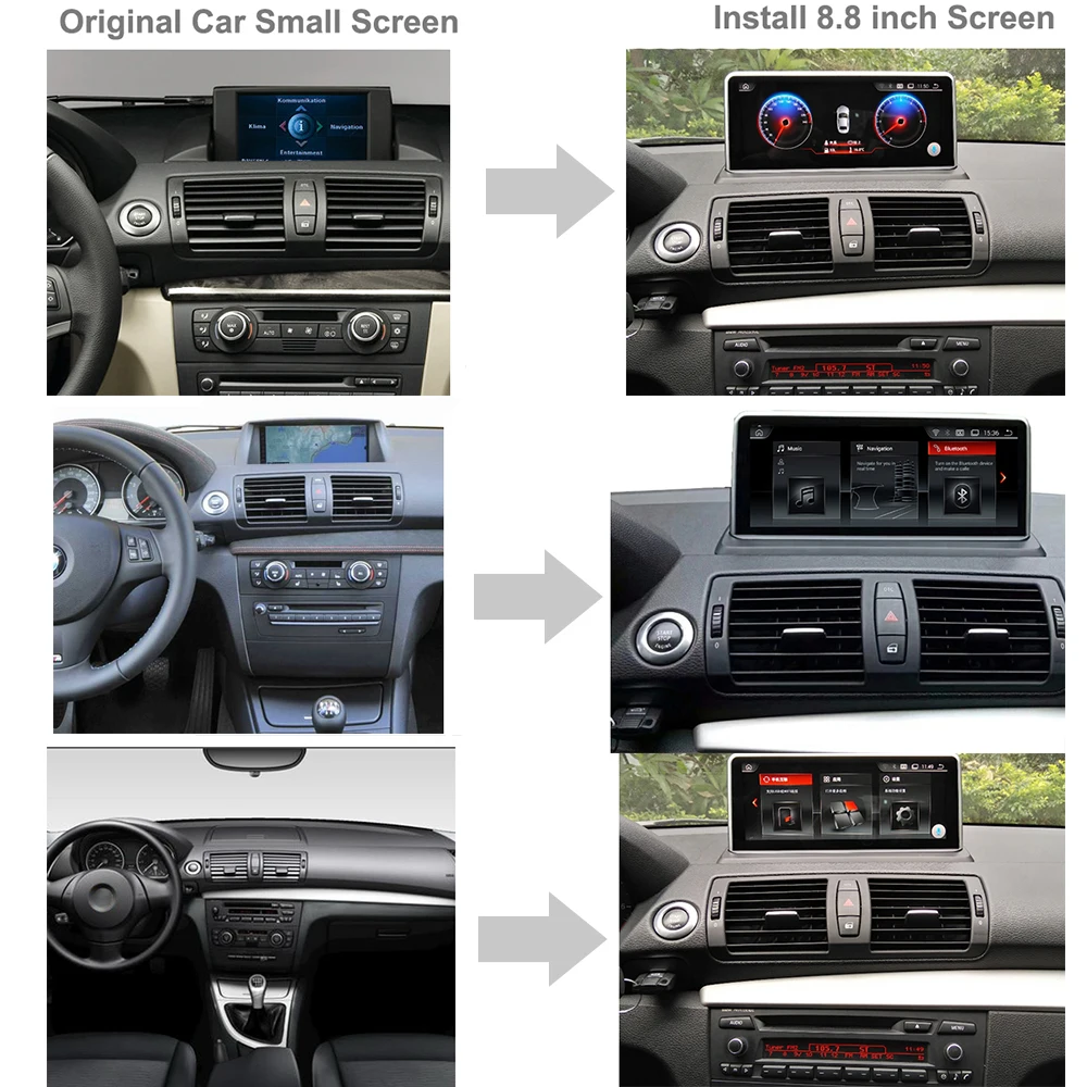 Best LiisLee Car Multimedia GPS Audio Hi-Fi Radio Stereo For BMW 1 Series E81 E82 E87 E88 Original CCC Style Navigation NAVI 1