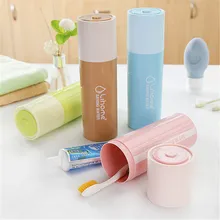 Ванная комната стаканы Портативный чехол для зубной щетки чашка для зубной щетки и полоскания чашки