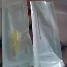 0,35*35 см 100 шт. иглы r1 и 100 шт. колпачки для перманентного макияжа бровей ручная ручка тату ручка