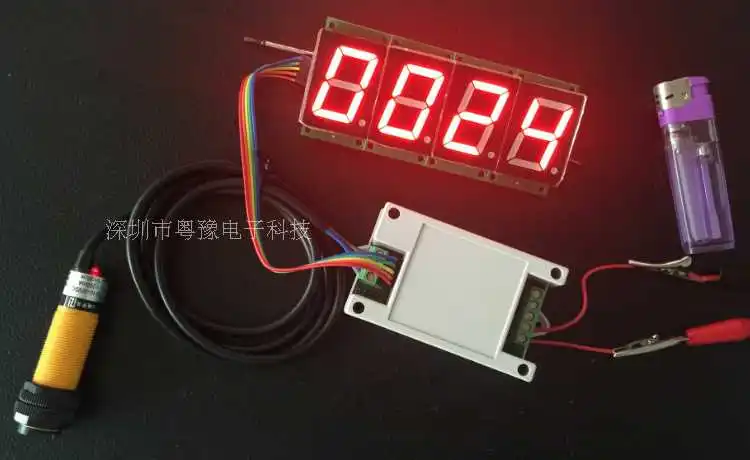 

Photoelectric Sensor Counter Module Relay Switch Large Screen Digital Display 5v12v24v
