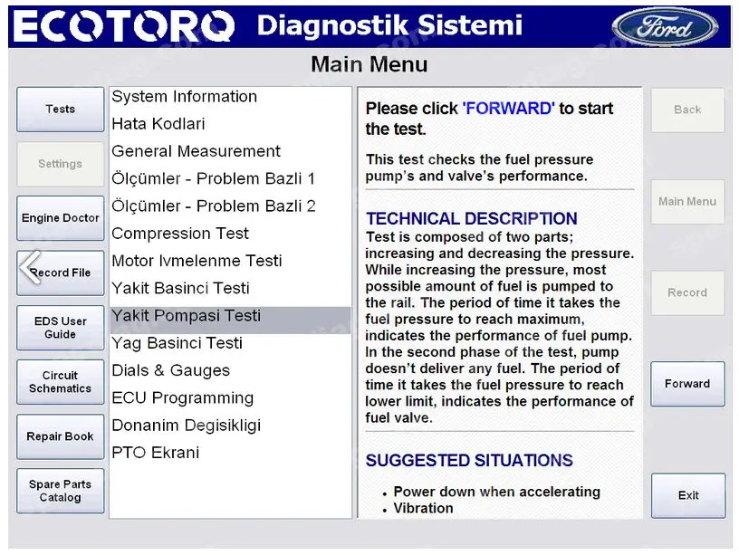Грузовой диагностический комплект (HS светильник II) для FORD|diagnostic kits|diagnostic fordford