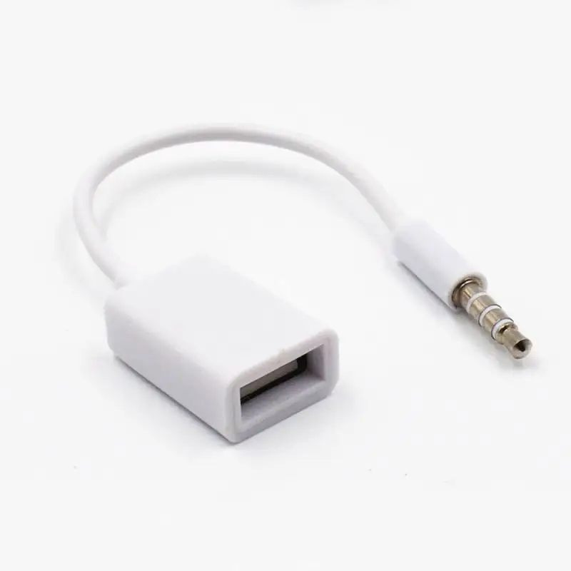 

High Quality 3.5mm Male AUX Audio Jack To USB Female Converter Cable Cord Car MP3 Music Stereo Expansion Audio Jack Cable
