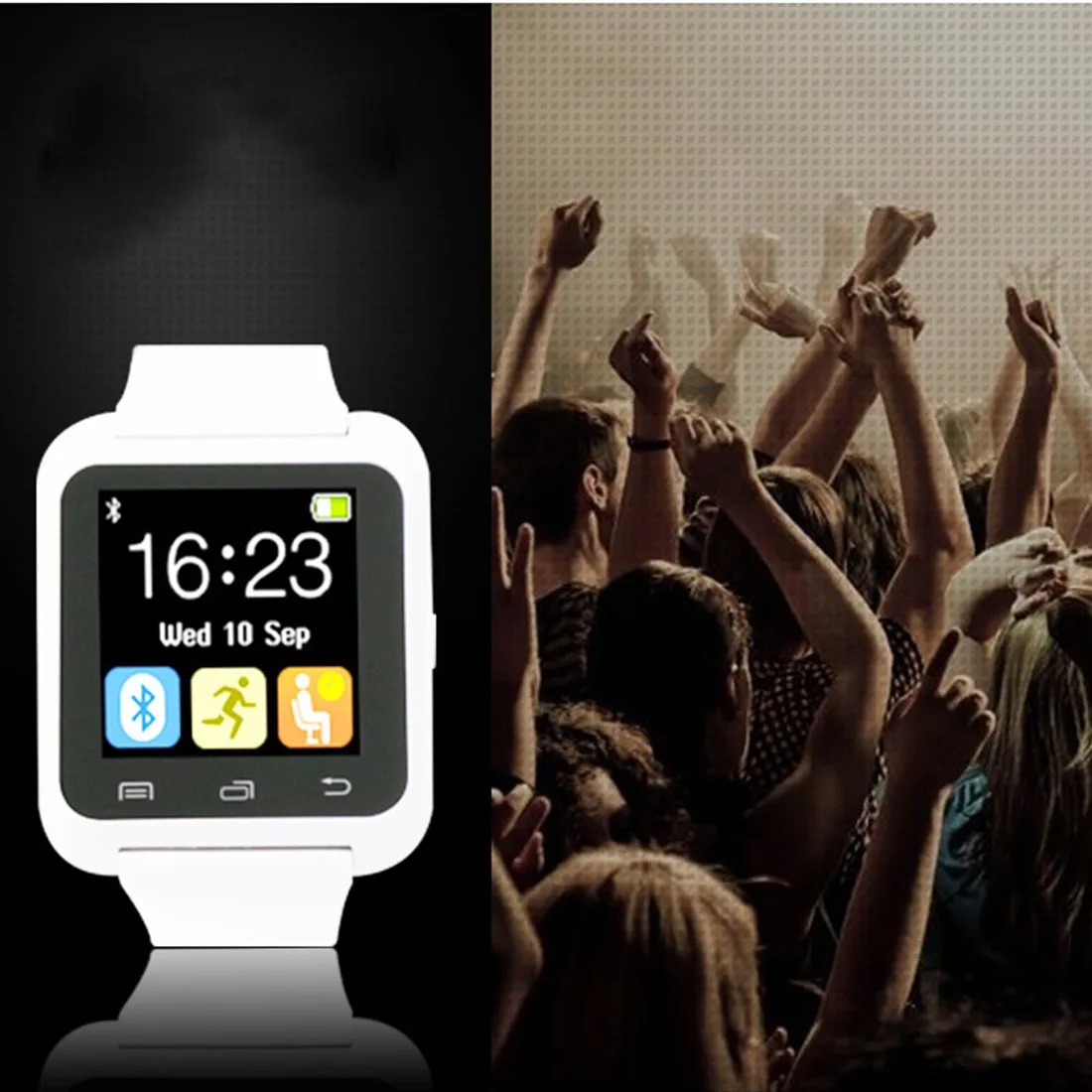  Multifunctional Bluetooth V3.0 Watch EDR Smart Watch with Phone Camera Card smart clock For Apple X
