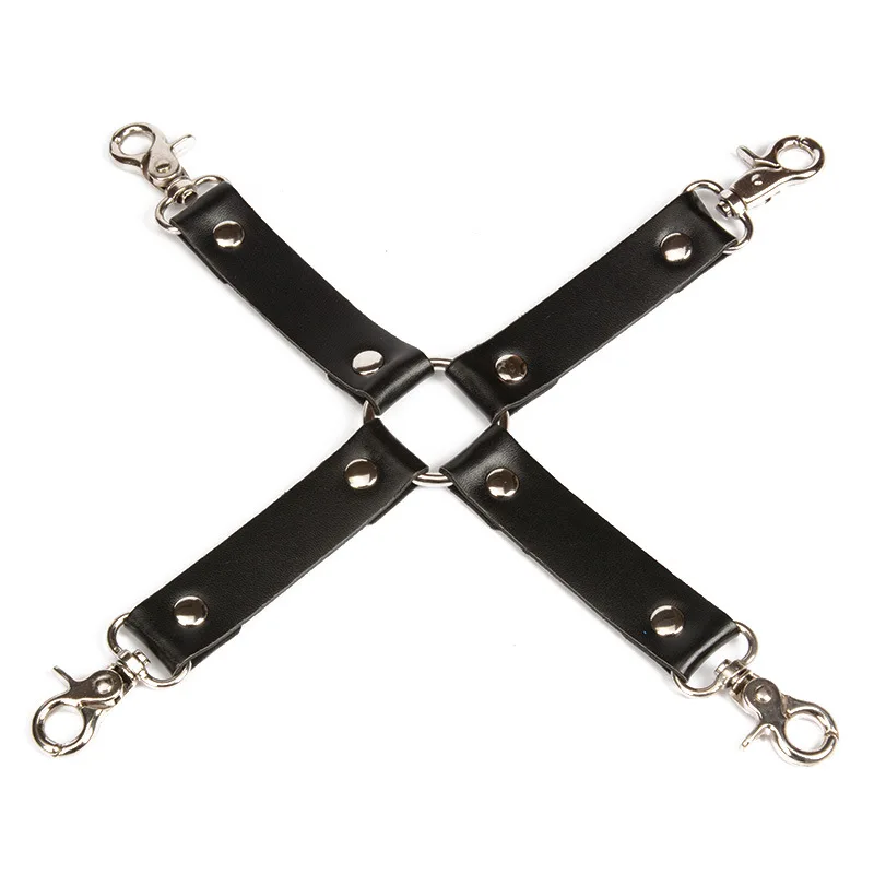 10 шт / комплект Сексуальное женское белье Кожа PU BDSM Bondage Set Фетиш Взрослые игры