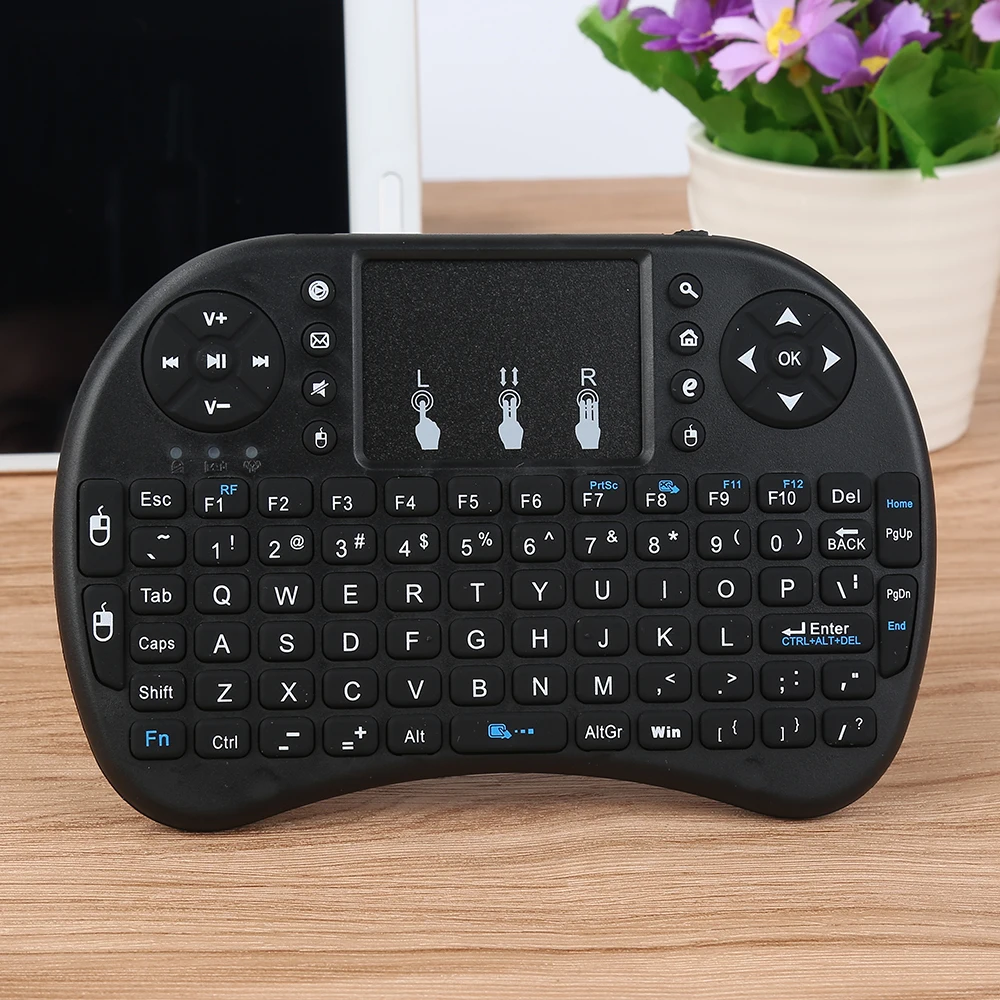Беспроводная мини клавиатура 2 4G Fly Air Mouse с тачпадом для игр телеприставки Smart TV