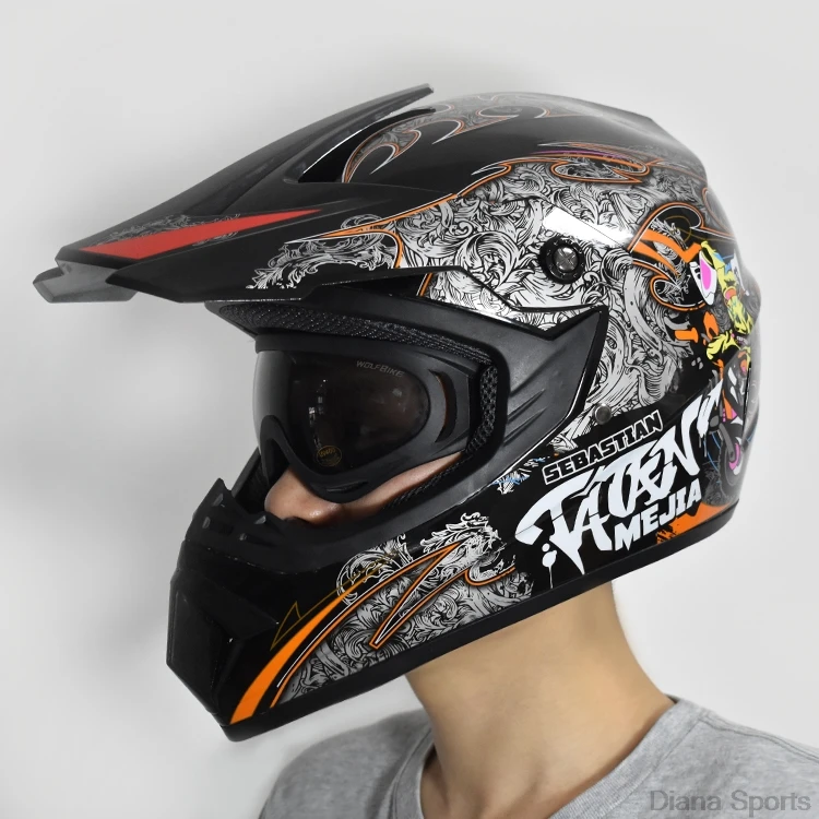 WOSAWE mtb велосипедный шлем для взрослых, шлем для мотокросса, внедорожный шлем для езды на велосипеде, горном велосипеде, гоночный шлем, полный шлем для лица, защита головы, снаряжение