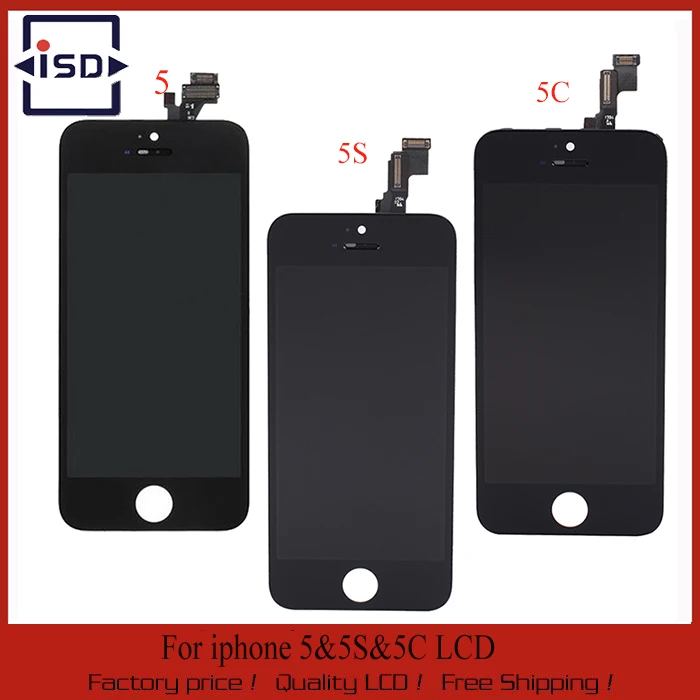 10PCS LOT AAA Quality LCD Display For iphone 5 LCD For iphone 5C LCD For iphone