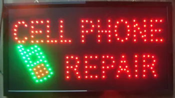 

professional manufacturer Ultra Bright LED Neon Sign CELL PHONE REPAIR store sign flashing Led phone repair shop billboard