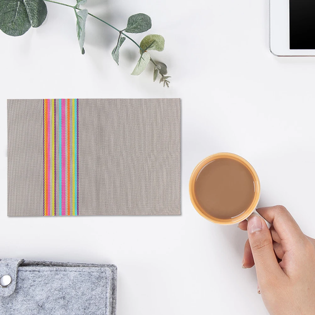 Нескользящие термостойкие стола Коврики Кухня accessoriesrainbow ПВХ coaster Подушки место