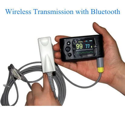 Pulse Oxygen SPO2 Monitor CMS 60CW, LCD Pulse Oximeter with USB S/W Wireless bluetooth, CE & FDA