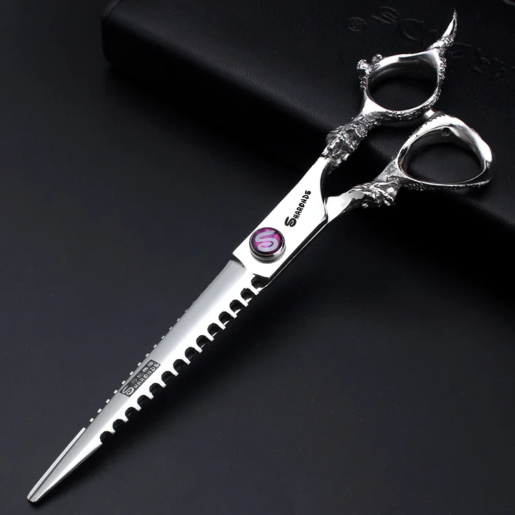 7 дюймов Профессиональные парикмахерские Парикмахерские ножницы для парикмахерской ножницы для стрижки волос филировочные японские 440c ножницы для волос - Цвет: Cutting scissors