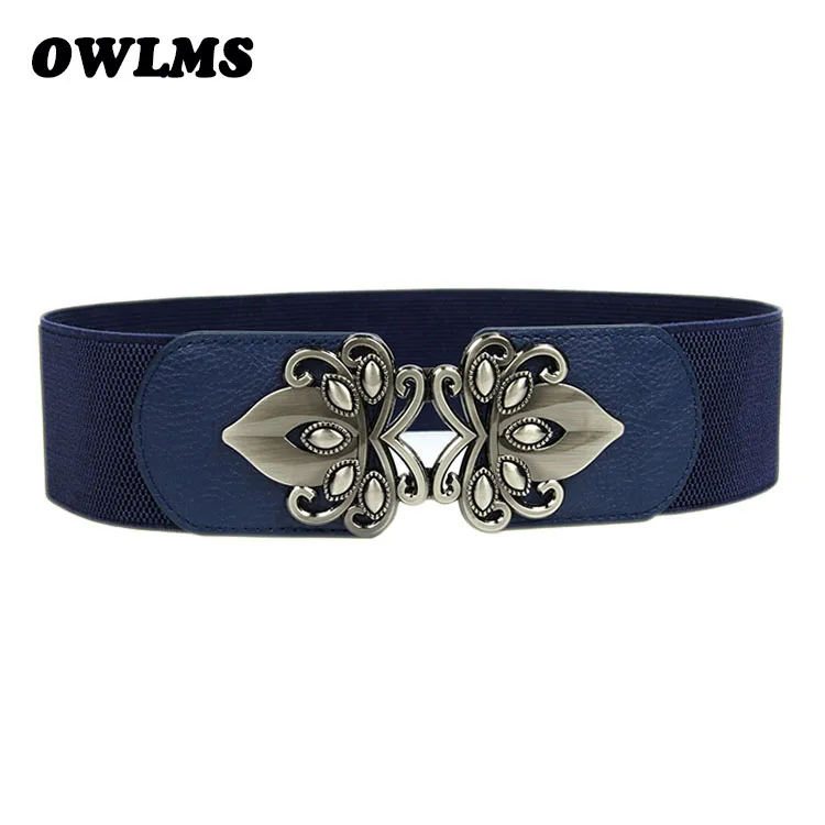 Женский широкий пояс с пряжкой в винтажном стиле|buckle rhinestone|buckle typesbuckle key |