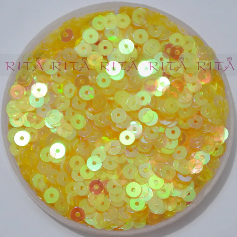 

New!! 4mm Flat Round Transparent Loose Sequin Paillette Sewing,Wedding Craft,Women DIY Garment Accessory