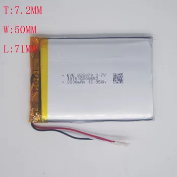 

3.7V lithium battery with built-in battery 3-wire 705070/725071 navigator GPS storyteller DIY
