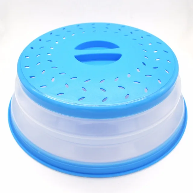 Collapsible Microwave Cover Lid Folding Silicone Plate Collapsible Microwave Cover Lid Folding Silicone Plate Colander Strainer For Fruit Vegetables