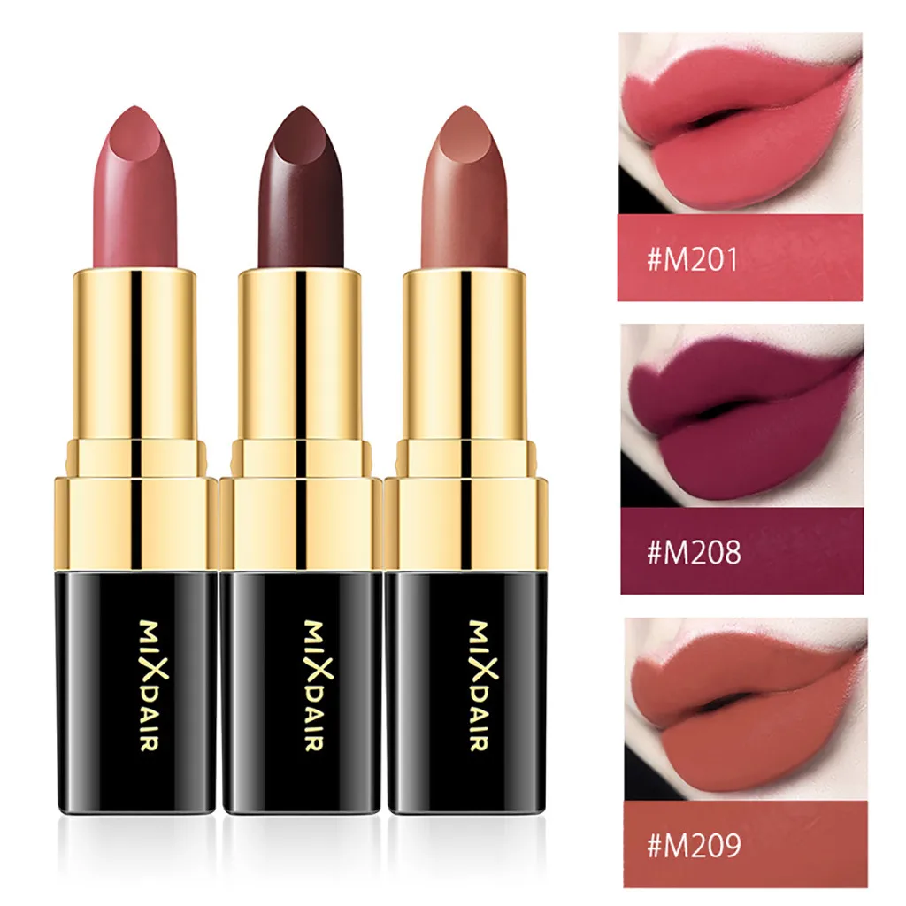 MIXDAIR Matte Non-Stick Cup Lip Gloss Assembling Moisturizing Lipstickf Moisturizer Flower Jelly Lipsticks Makeup balmF4.13 |