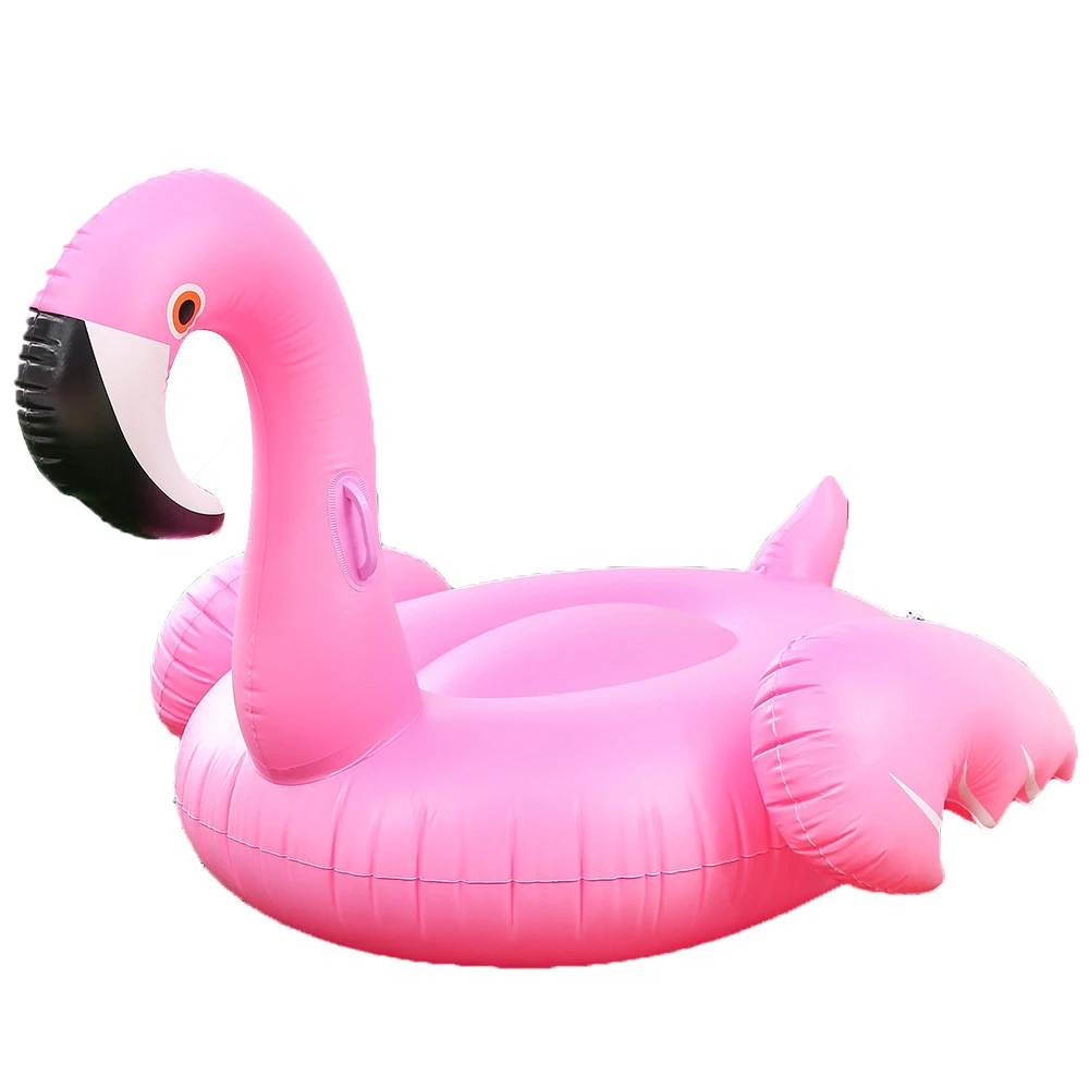 

150CM Giant Inflatable Flamingo Swan Swimming Pool Float Tube Raft Adult Giant Float Ride-On Swimming Ring Summer Party Pool Toy