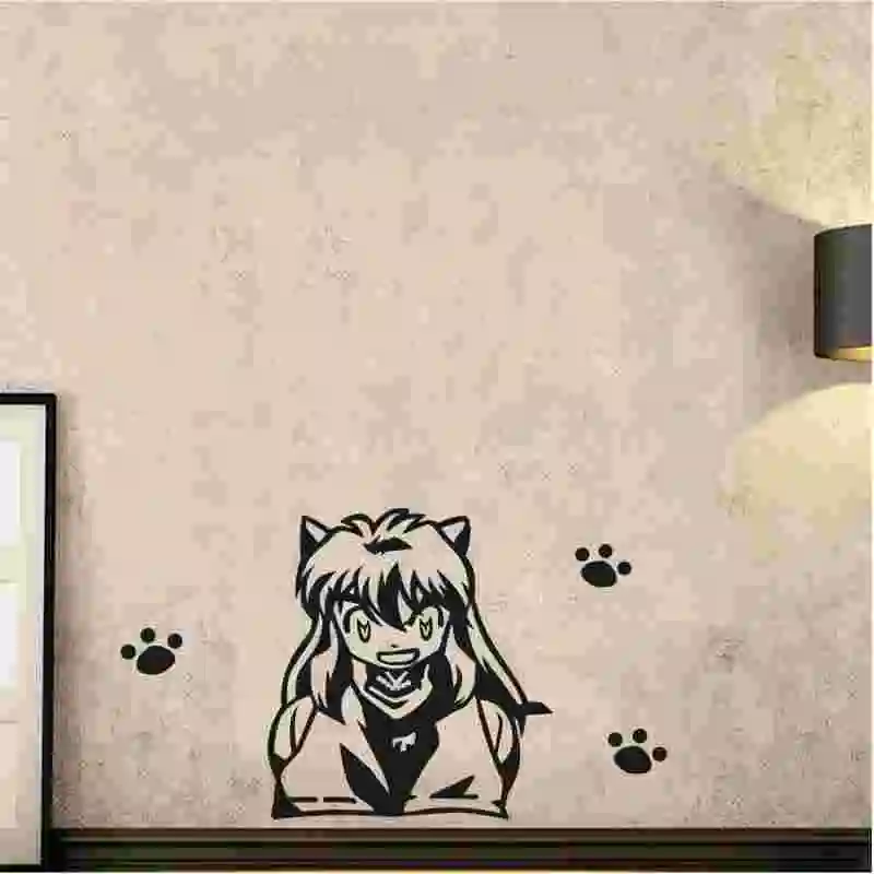 Наклейка на стену Inuyasha Виниловая наклейка Декор для дома декоративное украшение