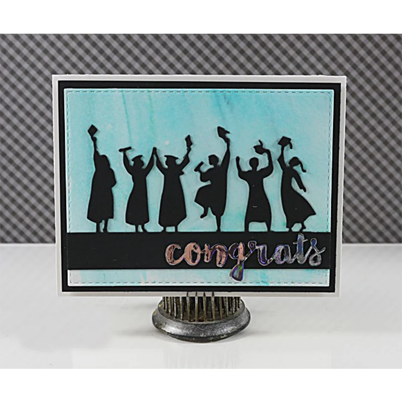 

Graduate Celebration Metal Die Cuts Cutting Dies For Scrapbooking Embossing Decorative Crafts DIY Paper Cards New 2018 Diecut