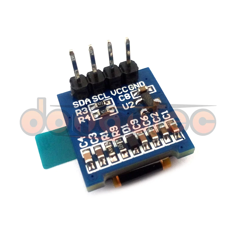 Белый OLED модуль SSD1306 5 шт./лот 0 49 дюйма Привод IC 64*32 QT1306P24 кабель IIC интерфейс 64x32 oled
